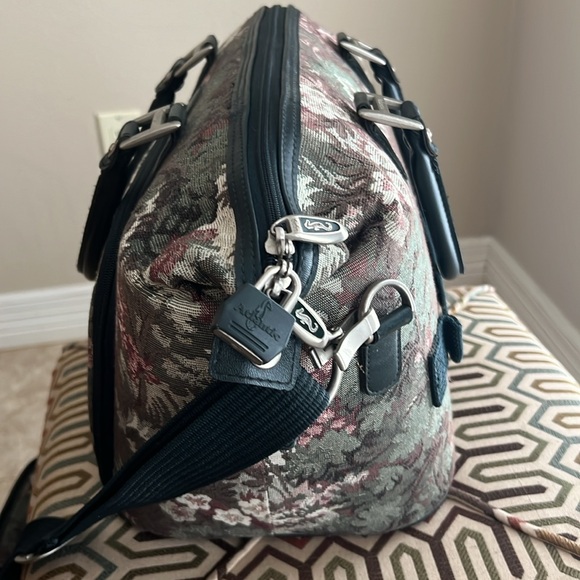 Vintage 80’s Atlantic Tapestry Carry on Shoulder Bag - Picture 4 of 16